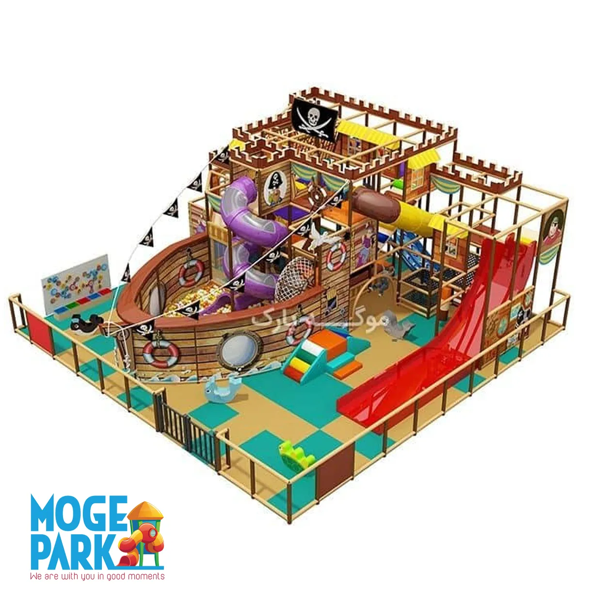 سافت پلی گراند دزدان دریایی کد 235 - 4 سافت پلی گراند دزدان دریایی کد 235-mogepark.com